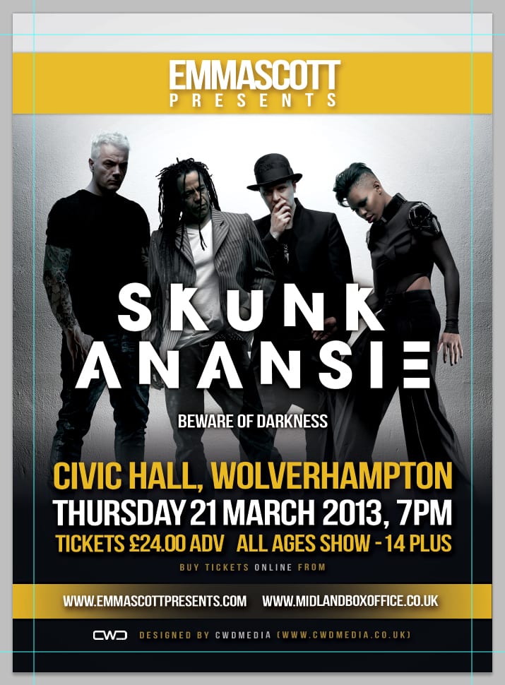 CWDmedia, Skunk Anansie, bleed area